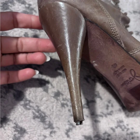 Joie Brown Over the Knee Lace-Up Boots - Picture 11 of 12